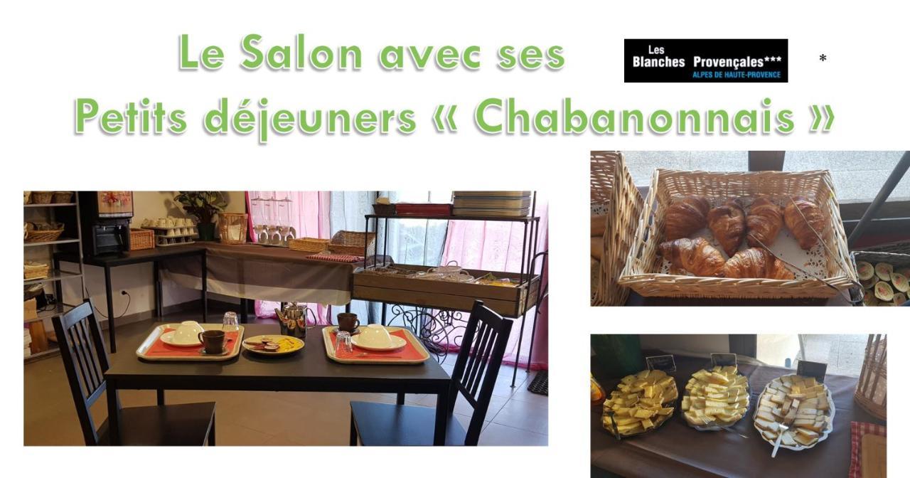 Bed and Breakfast Les Blanches Provencales Selonnet Exterior foto